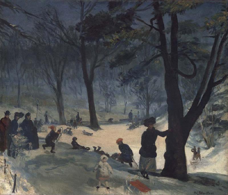 Central Park, William Glackens